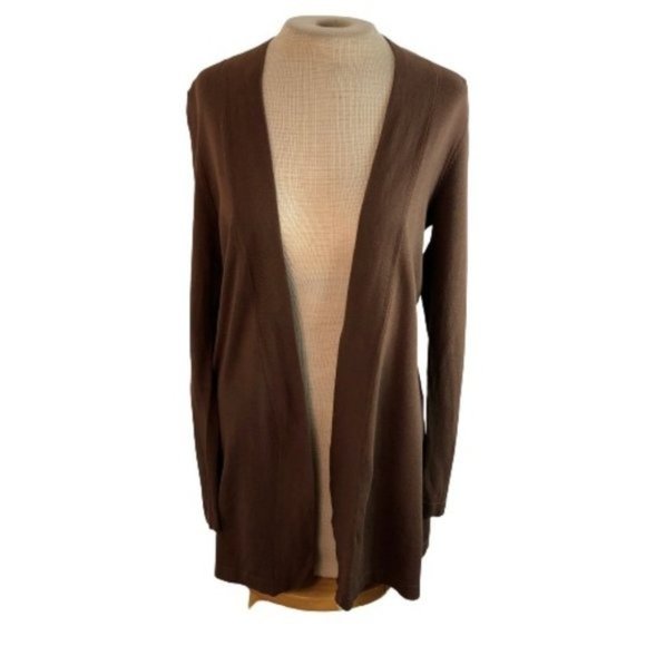 Tommy Bahama Sweaters - Tommy Bahama Cardigan Duster Lightweight Sweater Brown Medium New Minor Flaw